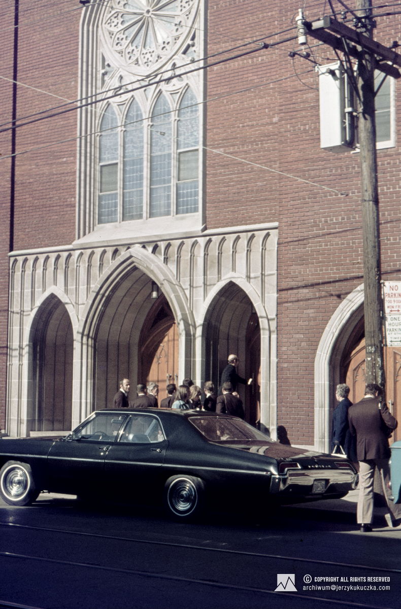 Uczestnicy wyprawy w trakcie spotkania z Polonią w Toronto.