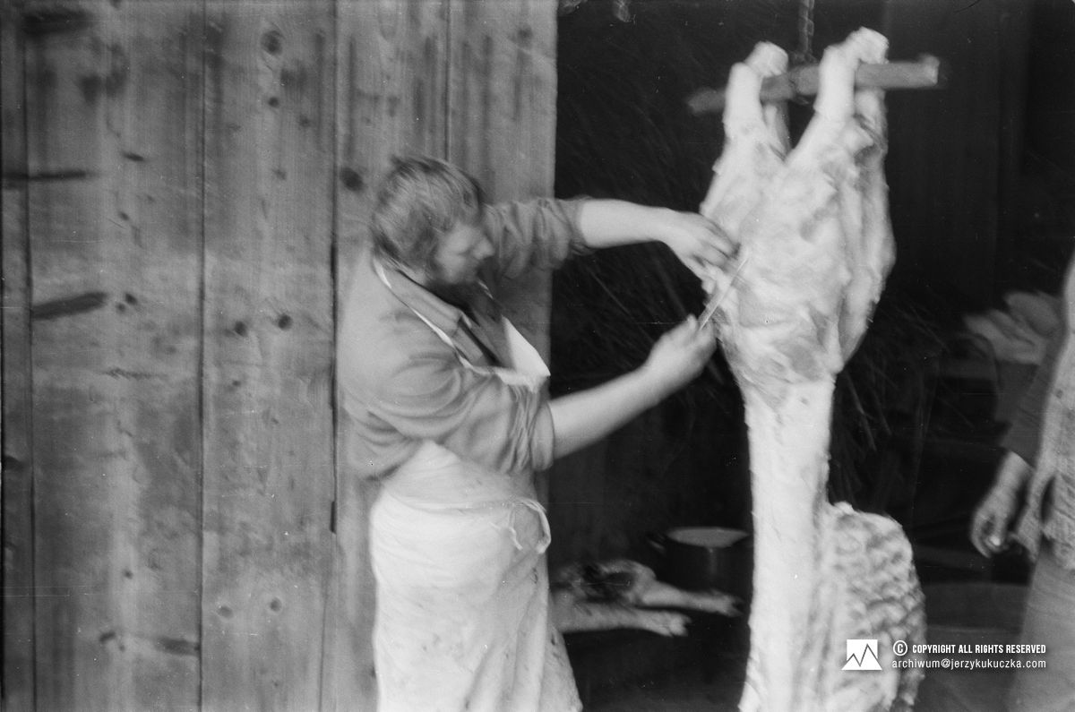 Świniobicie w Istebnej.