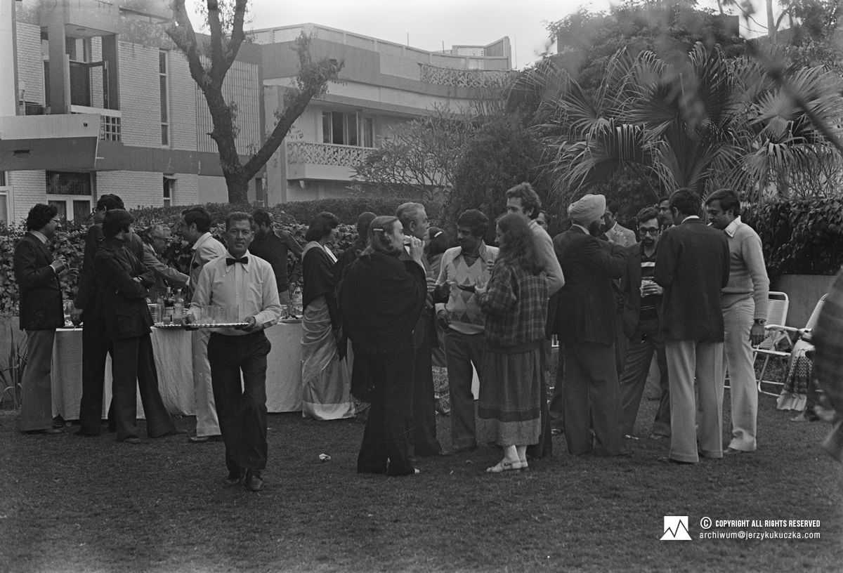 Fotografia wykonana podczas pobytu Jerzego Kukuczki w Indiach w 1981 roku.
