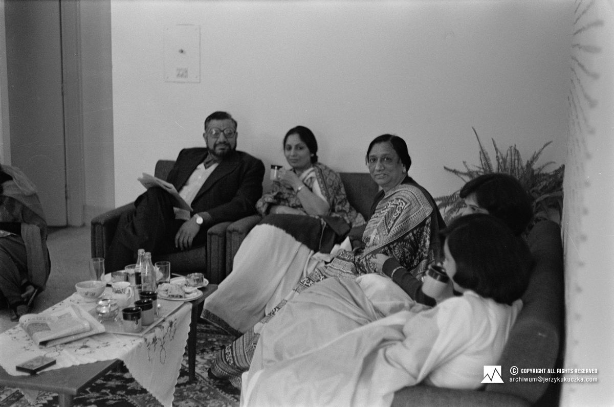 Fotografia wykonana podczas pobytu Jerzego Kukuczki w Indiach w 1981 roku.