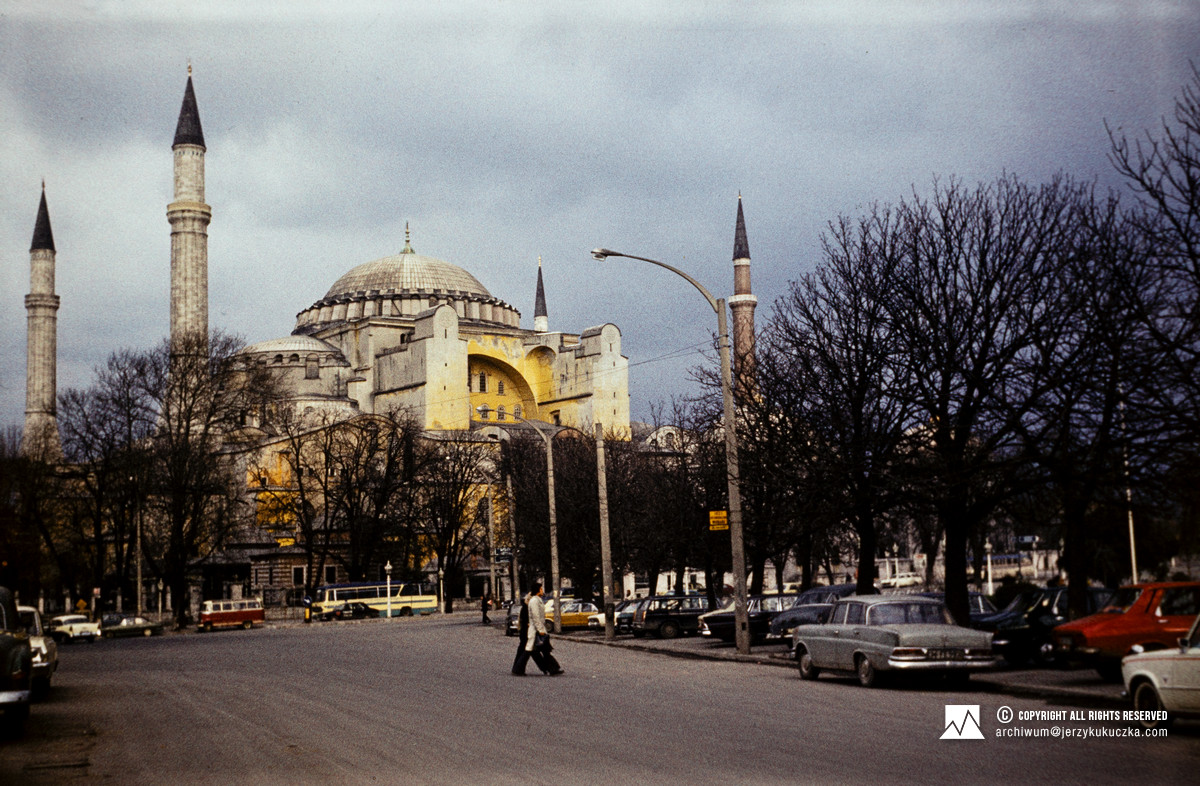 Hagia Sophia w Stambule. Fotografia wykonana podczas powrotu z wyprawy.