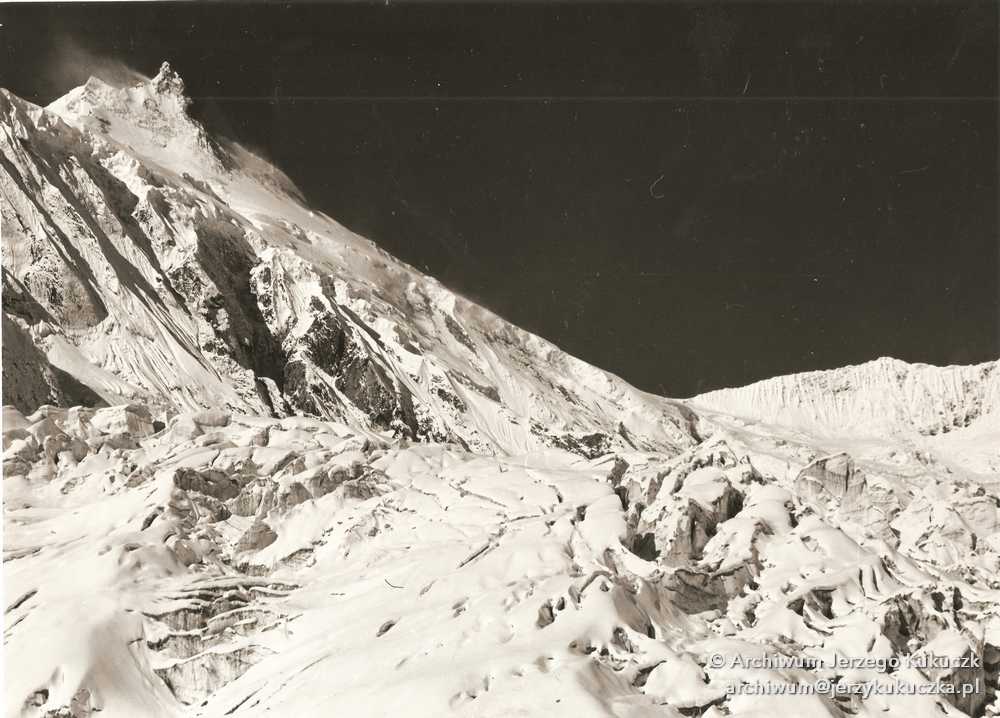 Manaslu massif with a visible main peak.