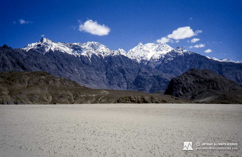Shigar River Valley in Karakoram.