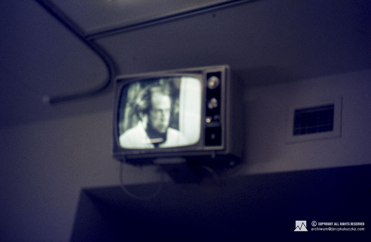 A television set in an Anchorage hospital.