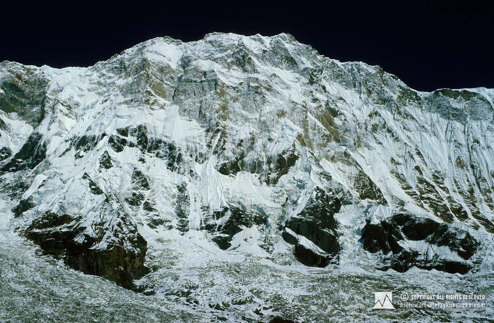 The southern face of the Annapurna massif.