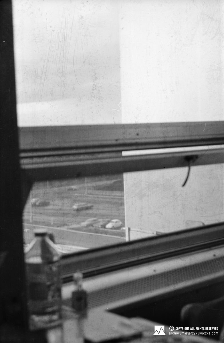 Widok z okna szpitala w Anchorage.