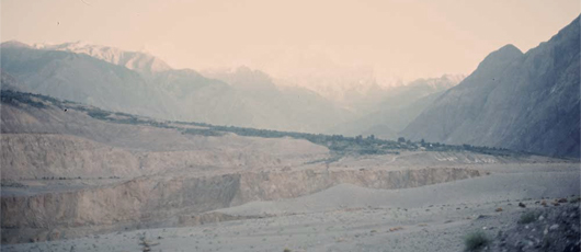 Vistas desde Karakorum Highway.